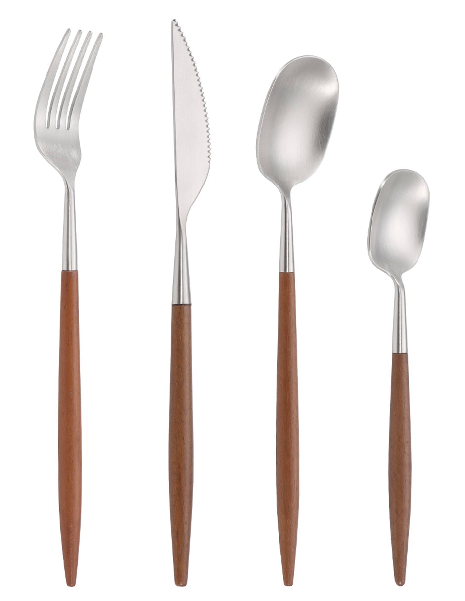 Set cubiertos de acero inoxidable 16 piezas 2