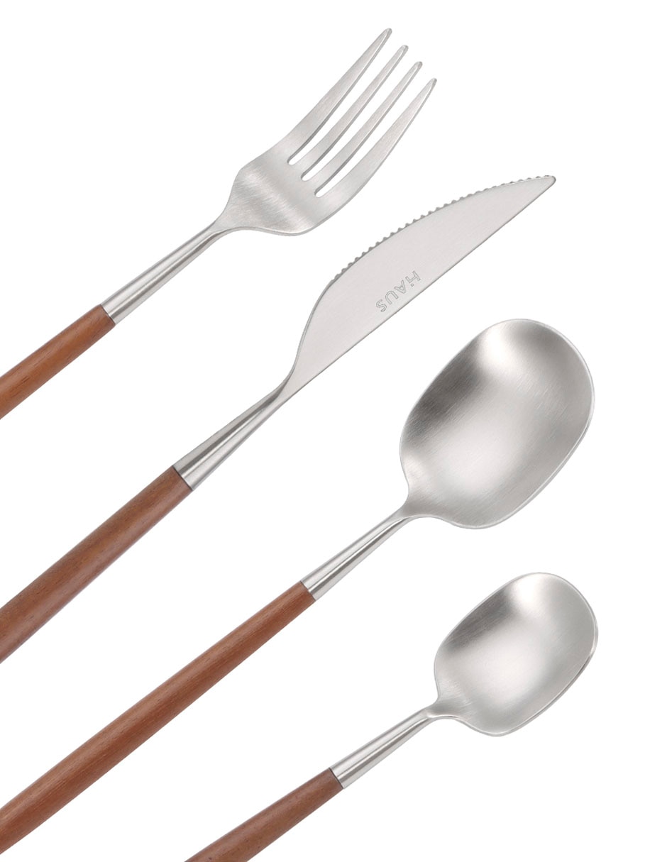 Set cubiertos de acero inoxidable 16 piezas 4