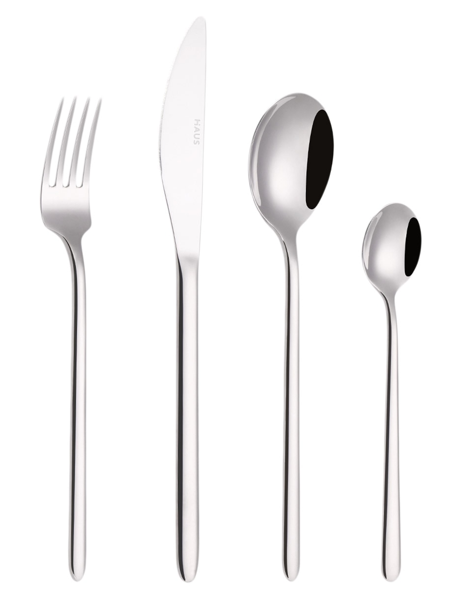 Set cubiertos Haus de acero inoxidable 16 piezas