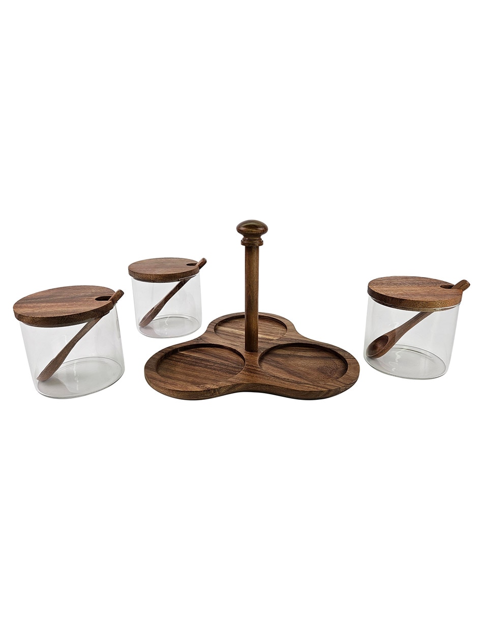 Set salsera Haus de madera 390 ml