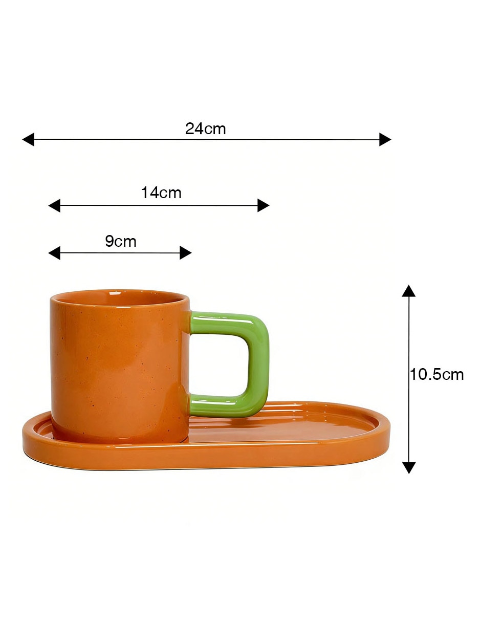Taza americana 2 piezas 8