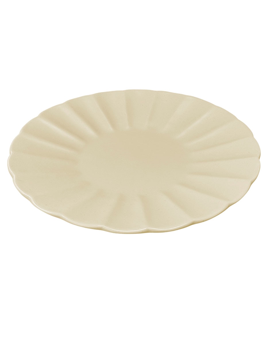 Plato ensalada Oasis Tropical de stoneware 1
