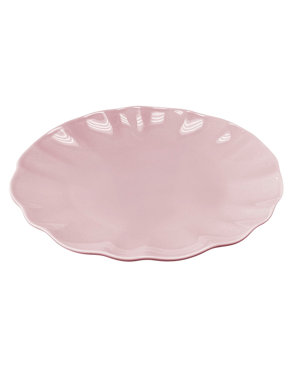 Plato ensalada Oasis Tropical de stoneware 1