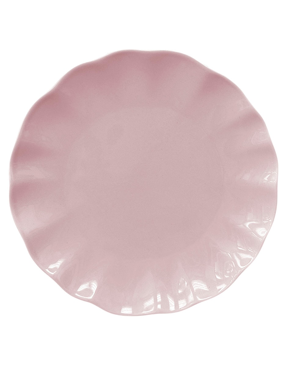 Plato ensalada Oasis Tropical de stoneware 2