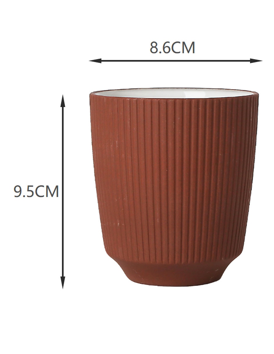 Vajilla Cerrada De Arcilla Roja Para 4 Personas 2