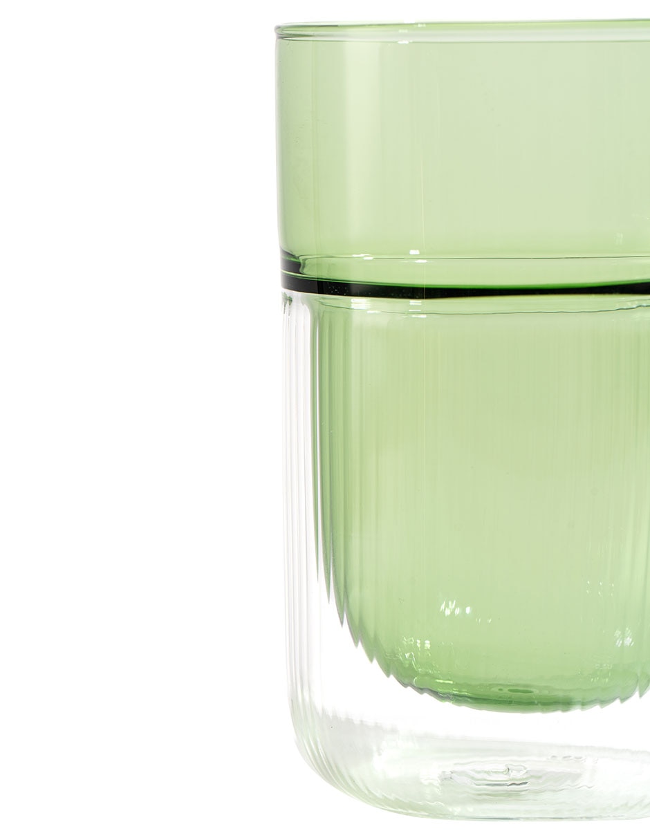 Vaso para agua de vidrio borosilicato