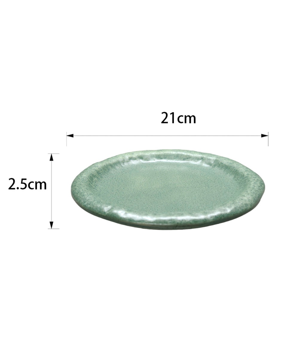 PLATO ENSALADA SS26, 21 CM, VERDE 5