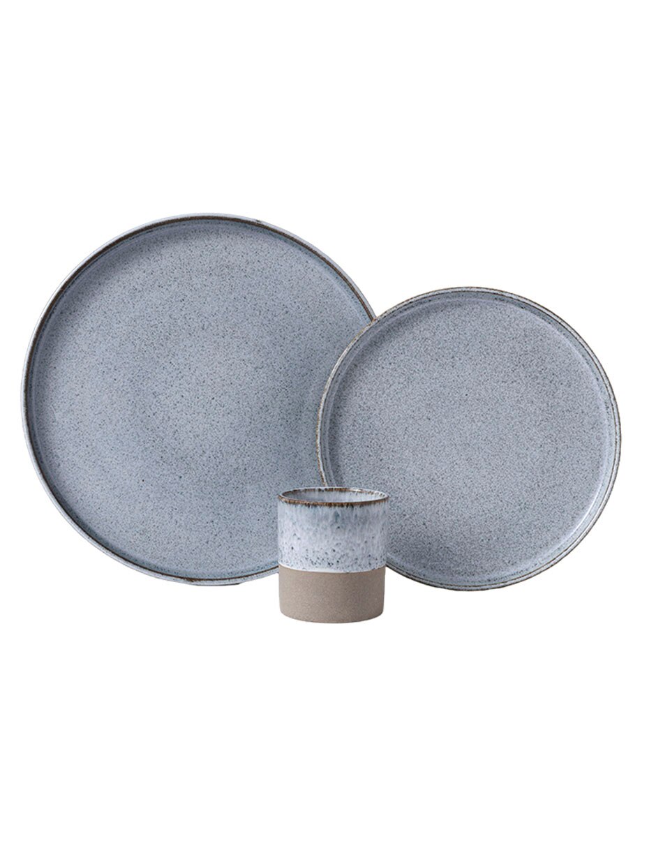 Vajilla cerrada de stoneware para 12 personas 1