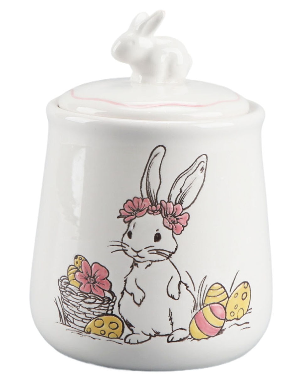 Contenedor con tapa Bluebell & Co Pascua de dolomita