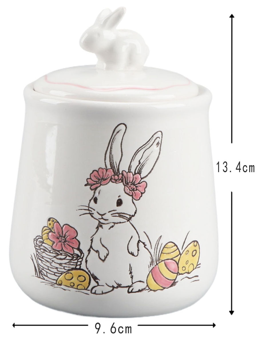 Contenedor con tapa Bluebell & Co Pascua de dolomita