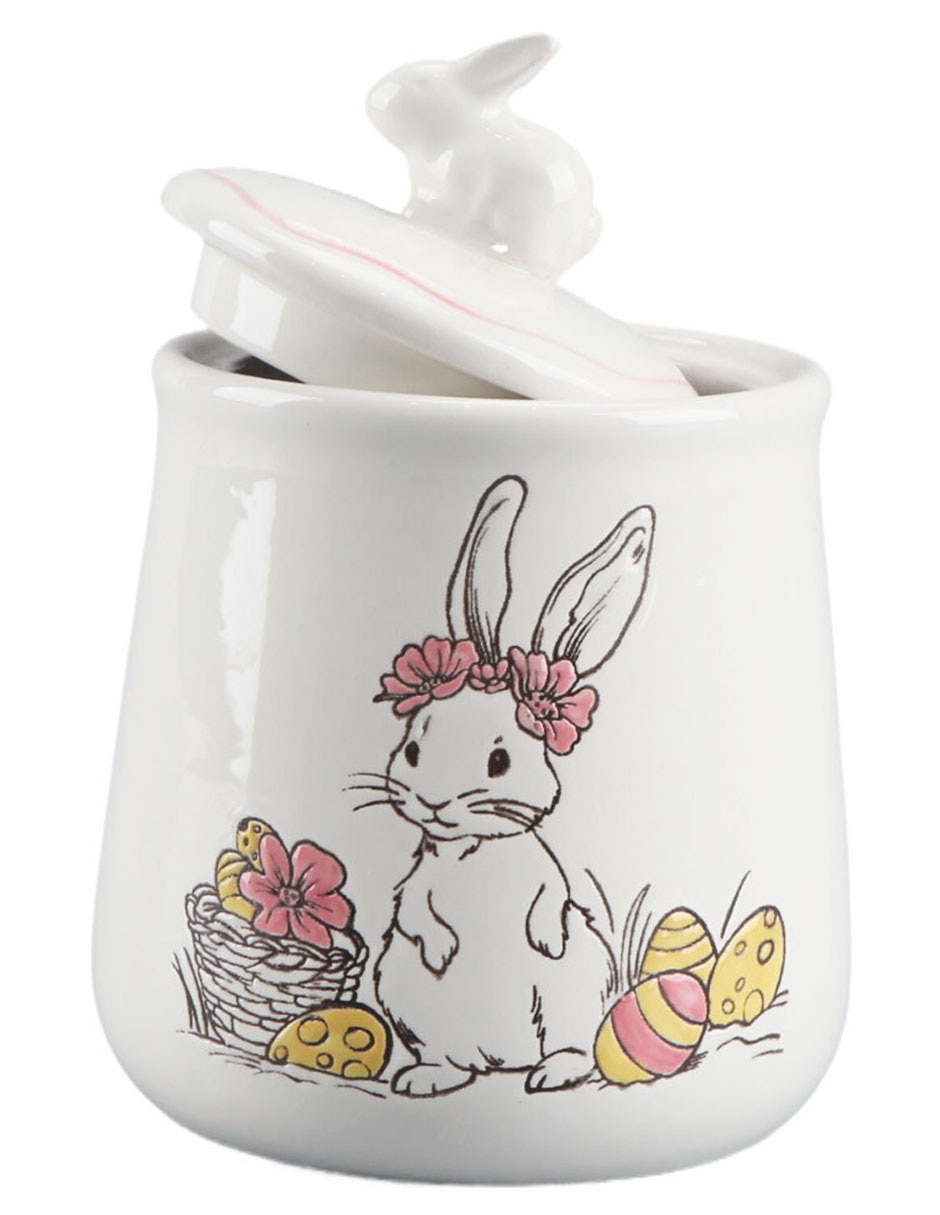 Contenedor con tapa Bluebell & Co Pascua de dolomita