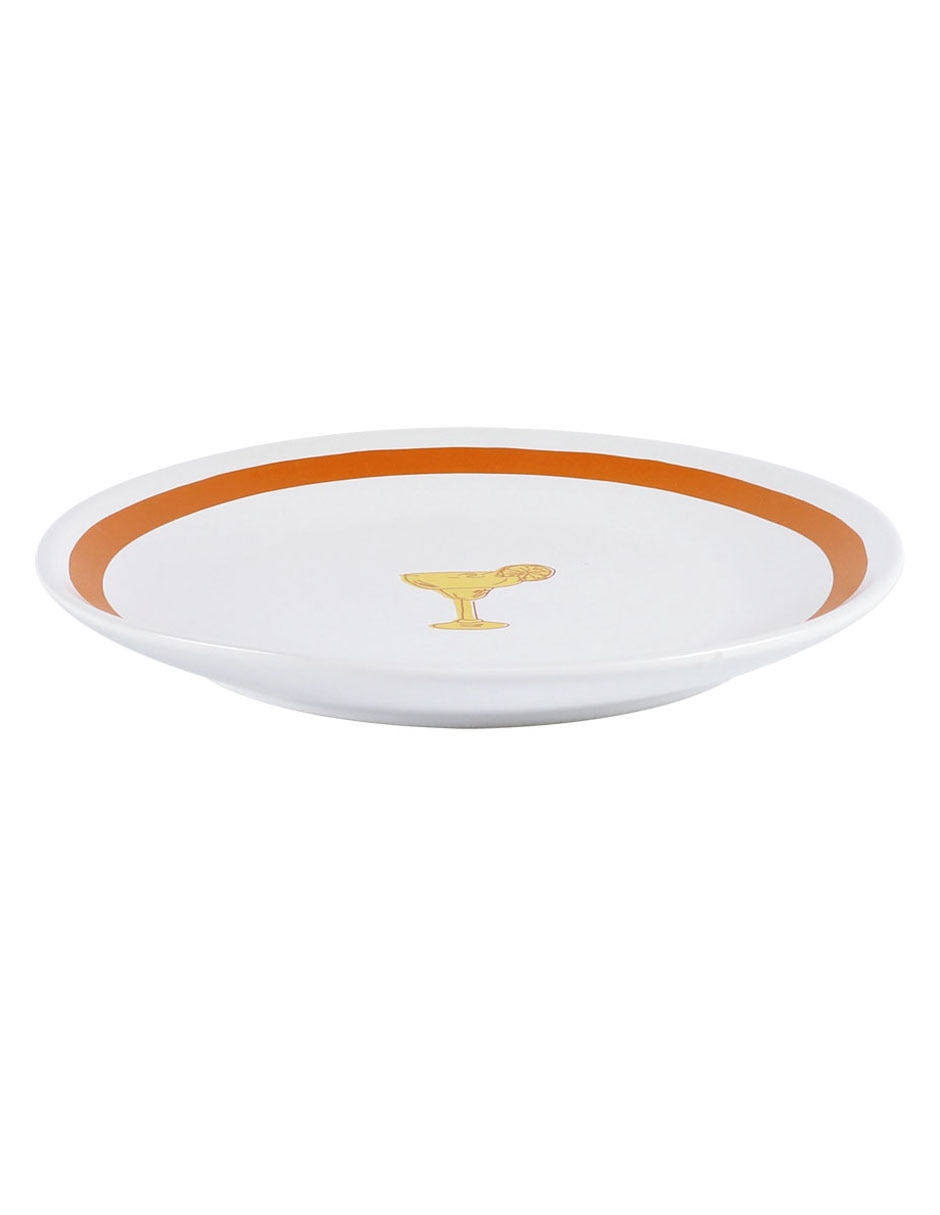 Plato ensalada de porcelana