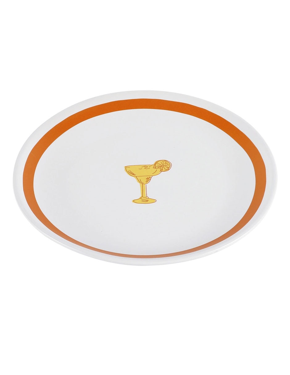 Plato ensalada de porcelana