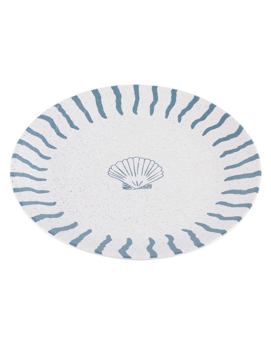 Plato ensalada Oasis Tropical de stoneware Plato ensalada Oasis Tropical de stoneware
