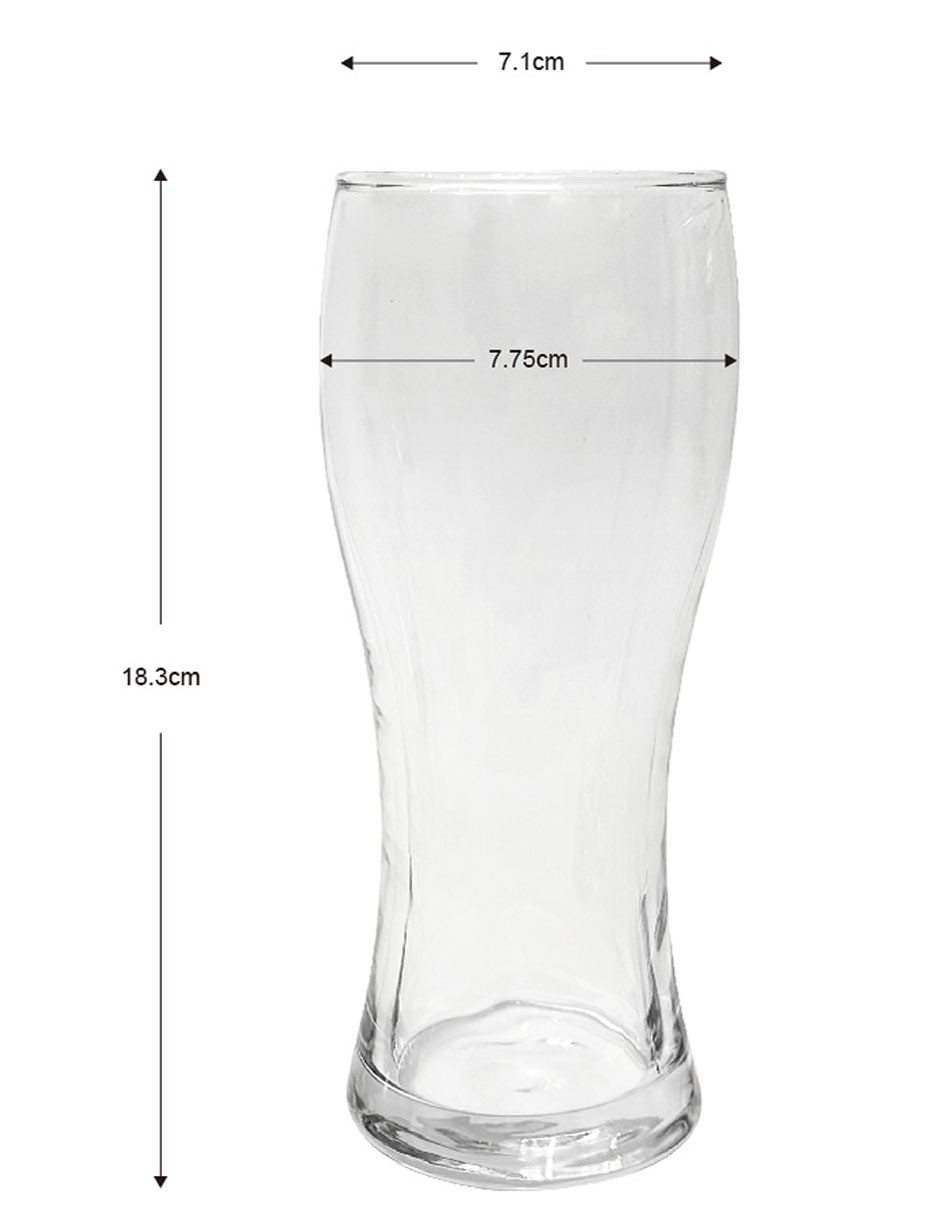 Vaso para cerveza Haus de vidrio