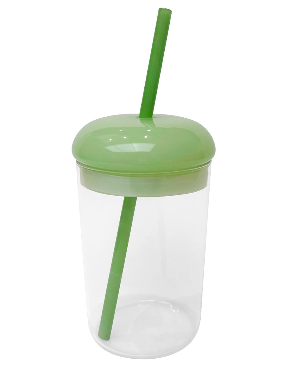 Set de vasos con tapa y popote con 3 piezas Set de vasos con tapa y popote con 3 piezas