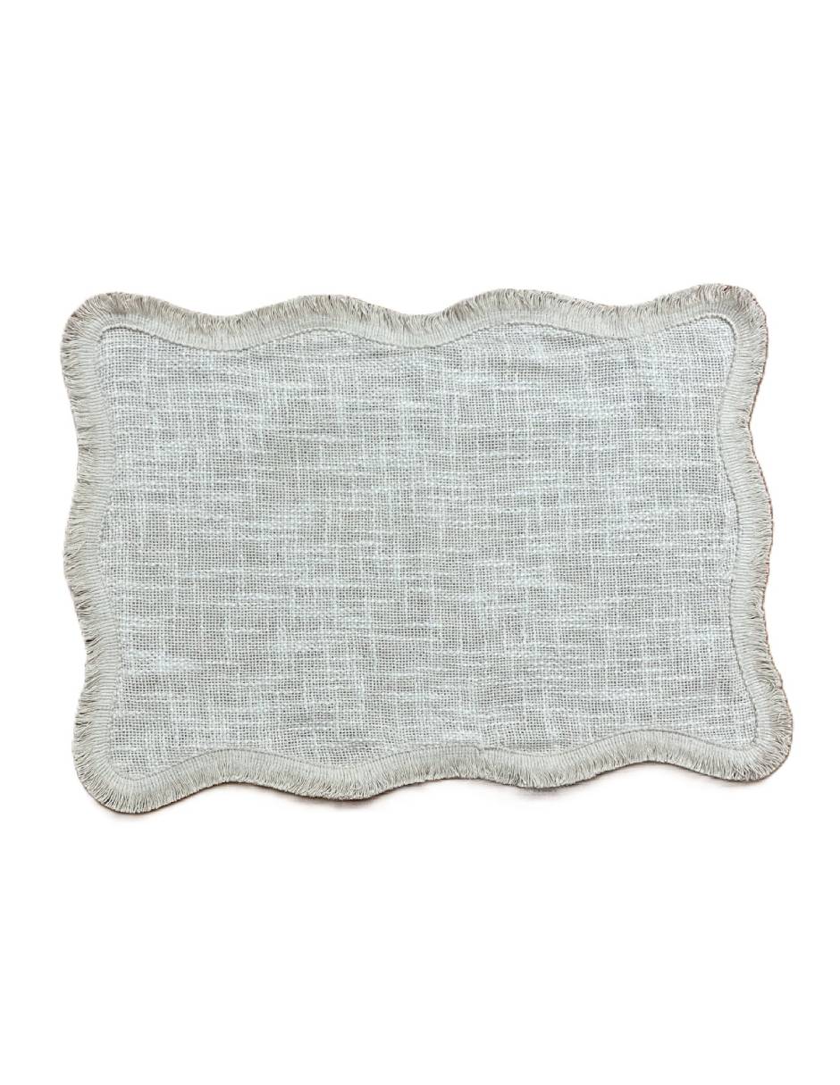 Mantel individual rectangular de algodón Oasis Floral