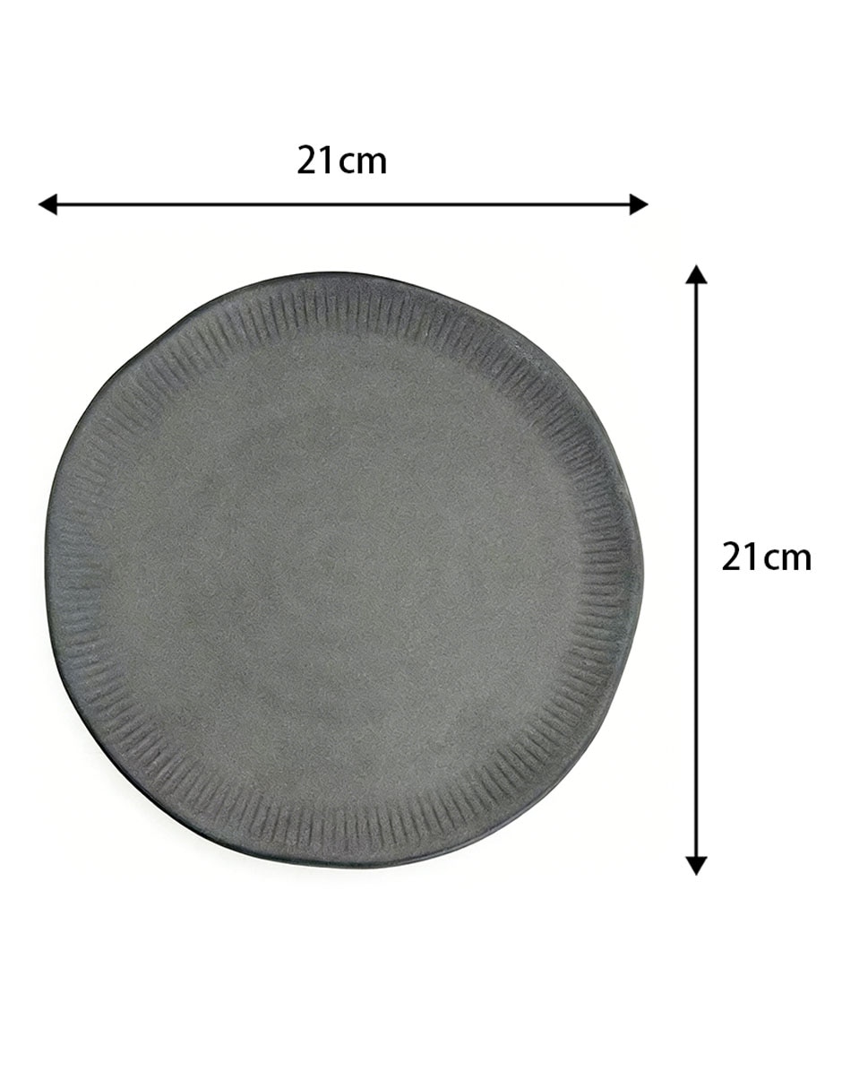 Plato para ensalada de stoneware 5