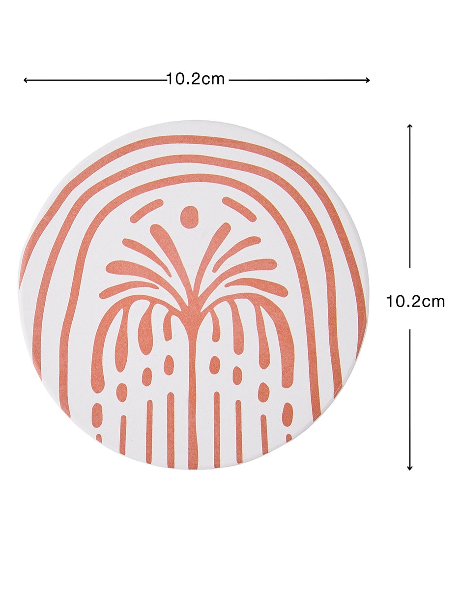 Portavaso Oasis Tropical de cerámica 4