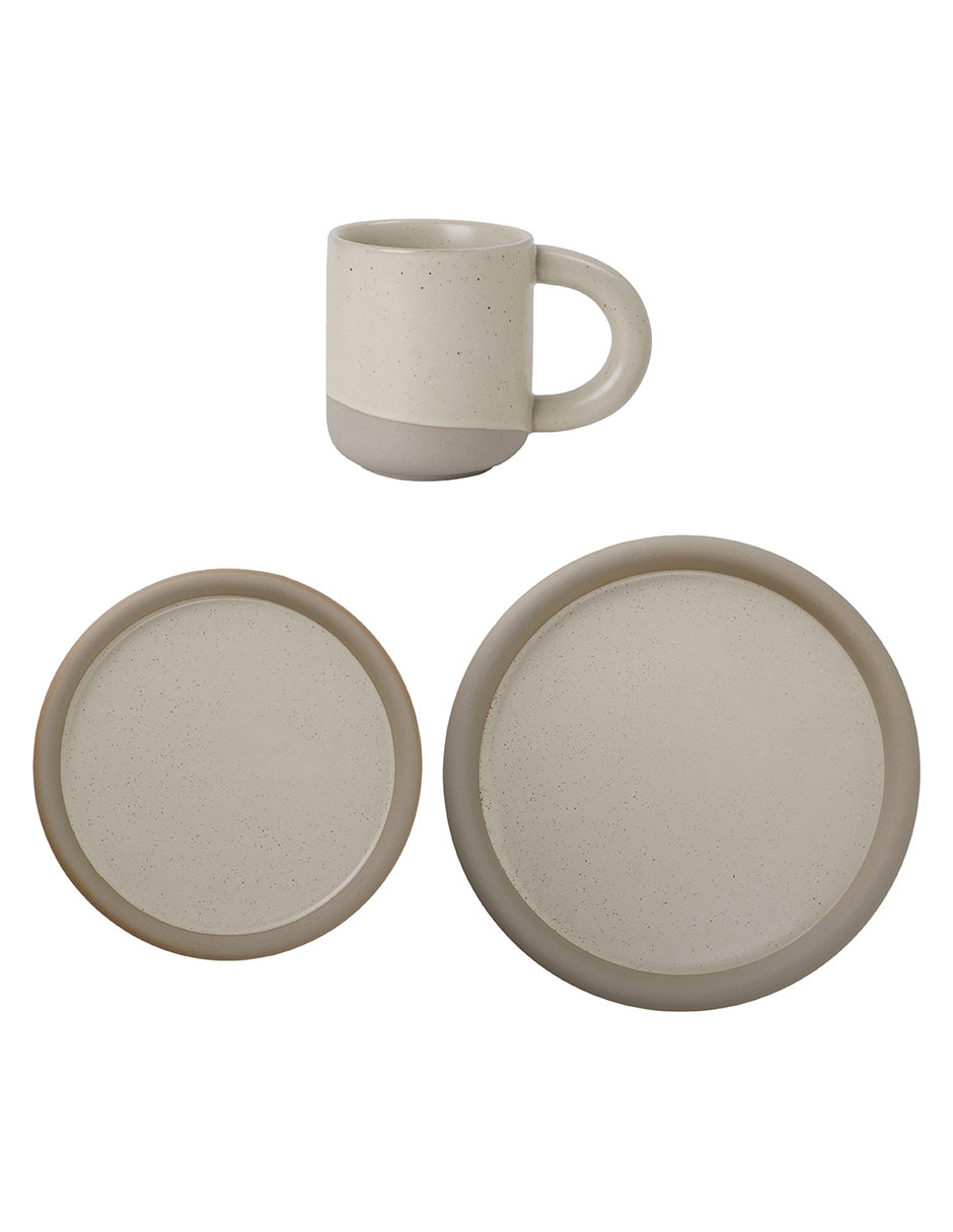 Vajilla Cerrada De Stoneware Para 4 Personas
