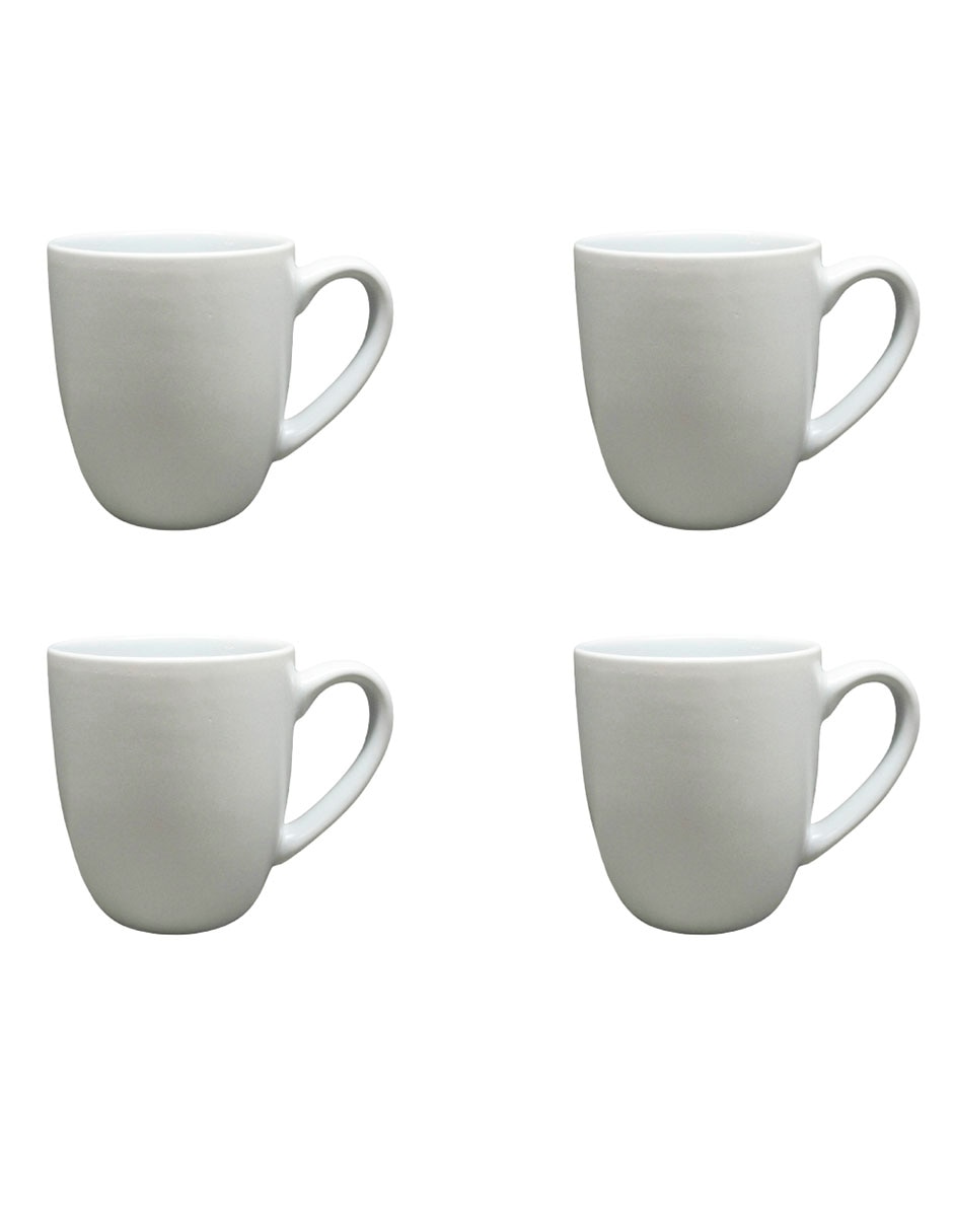 Set de tazas clásicas 4 piezas