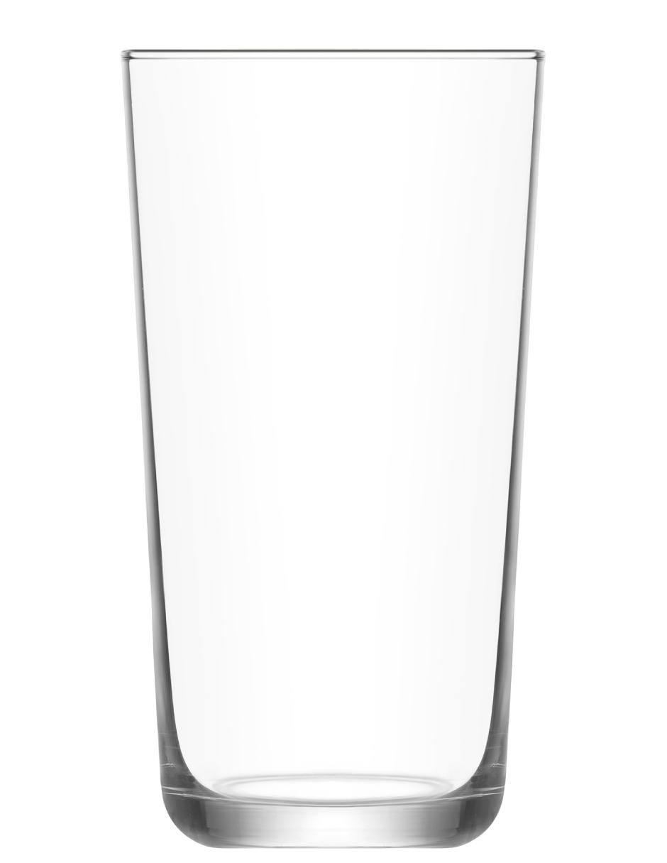Set de vasos para agua Basic Pack de vidrio con 6 piezas Set de vasos para agua Basic Pack de vidrio con 6 piezas