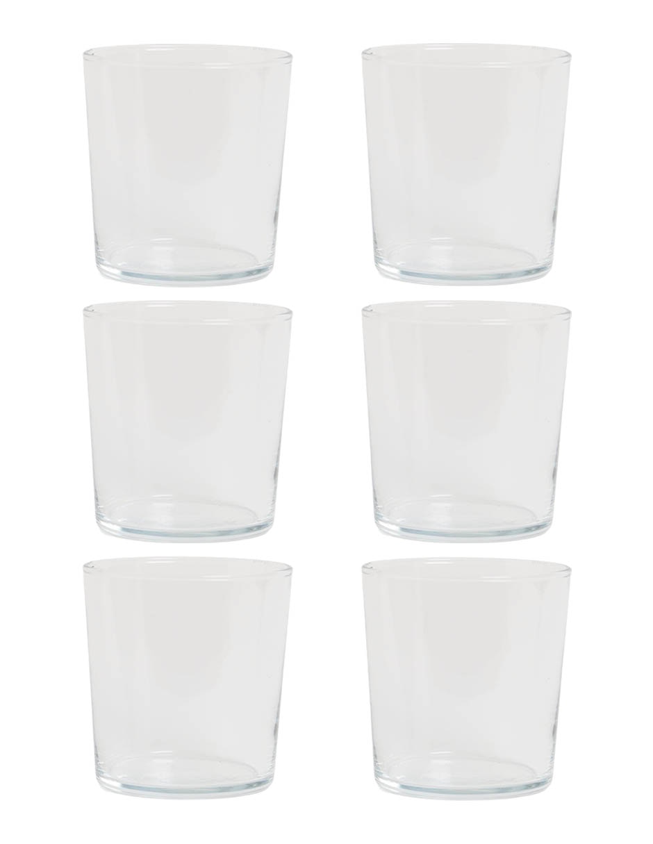 Set de vasos para agua de vidrio con 6 piezas Set de vasos para agua de vidrio con 6 piezas