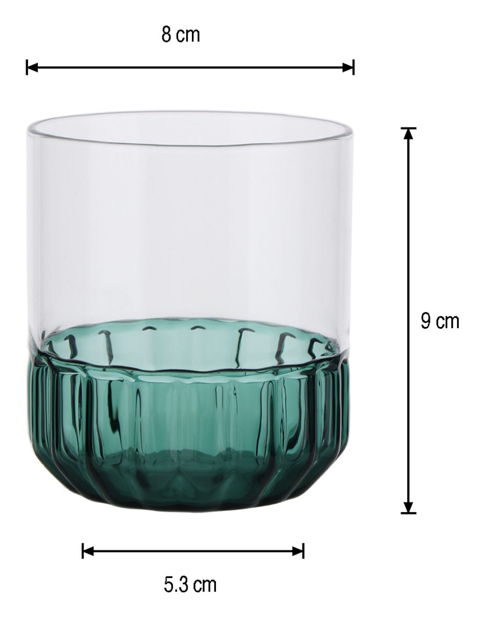 Vaso para agua Pascaup de vidrio 2