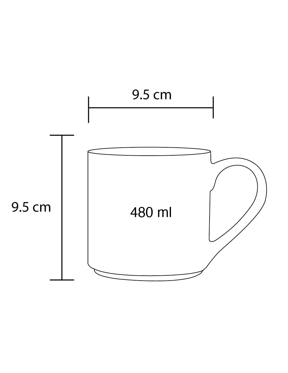 Taza americana Castana
