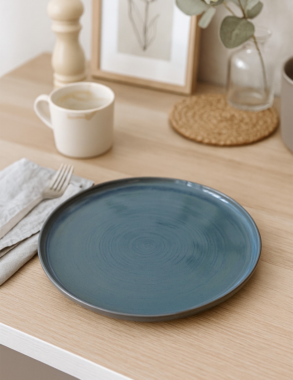 Plato postre Lugano de stoneware 6