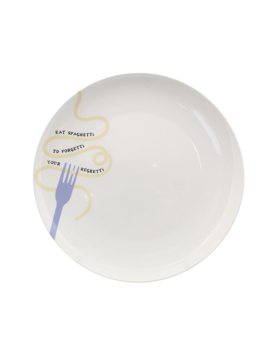 Plato trinche Fulfill de porcelana