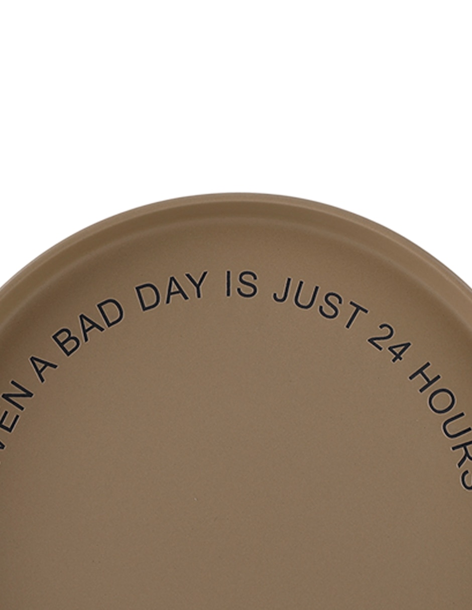 Plato trinche Thoughts de stoneware 4