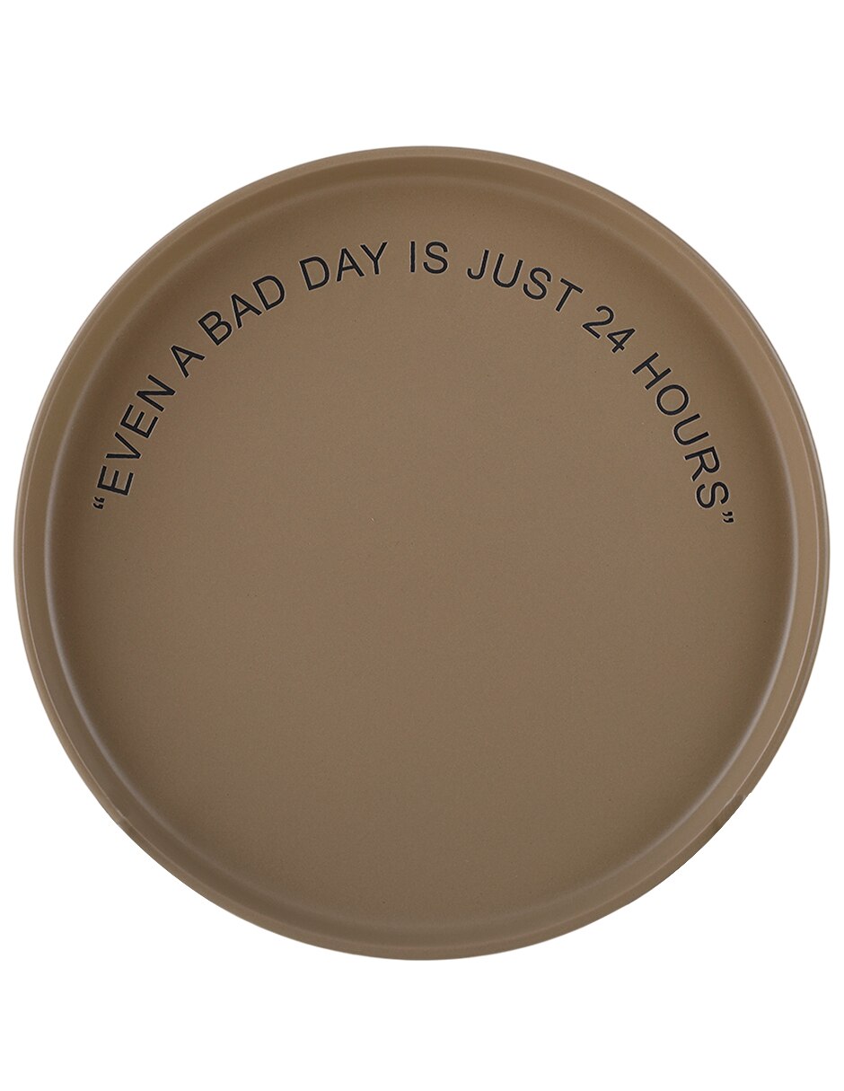 Plato trinche Thoughts de stoneware 5