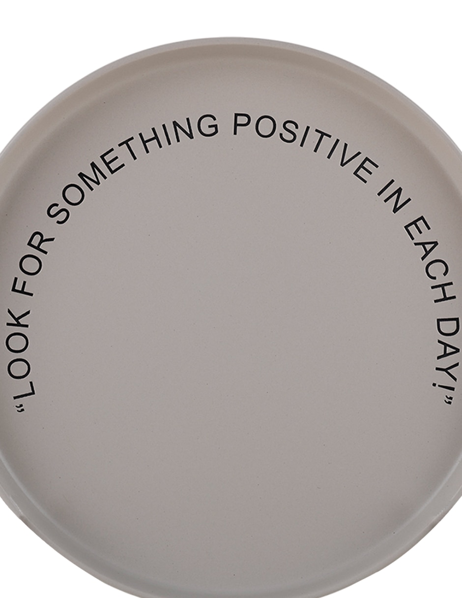 Plato trinche Vibes de stoneware 6