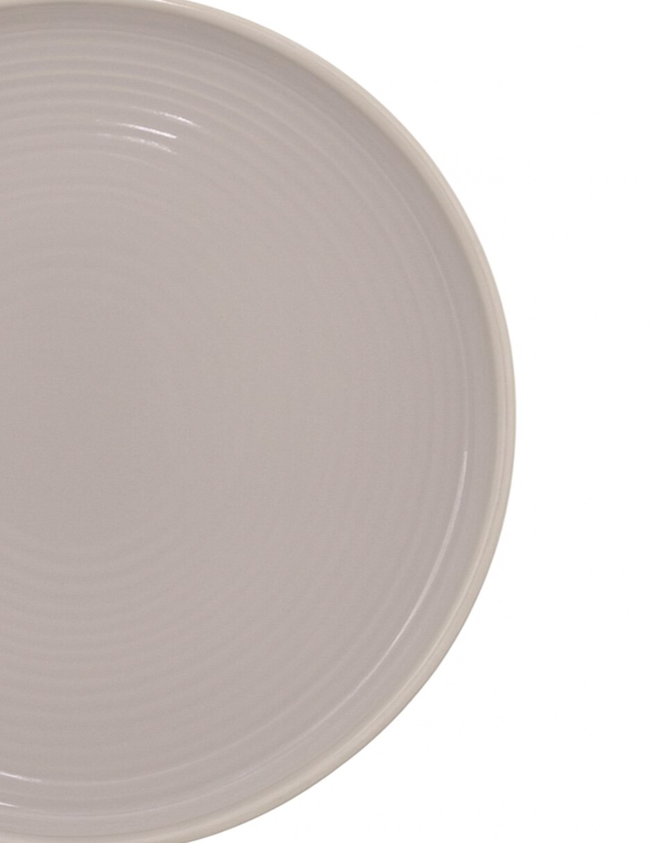 Plato trinche Cork de stoneware 2