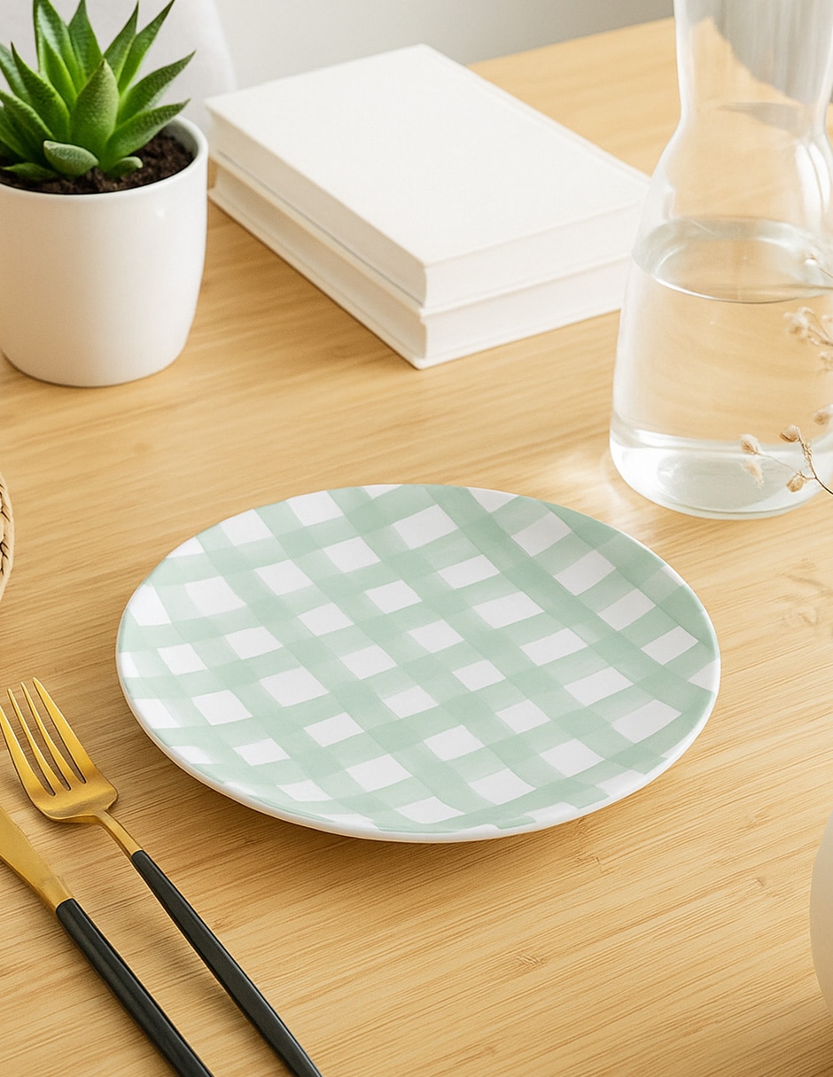 Plato trinche Picnic de stoneware Plato trinche Picnic de stoneware