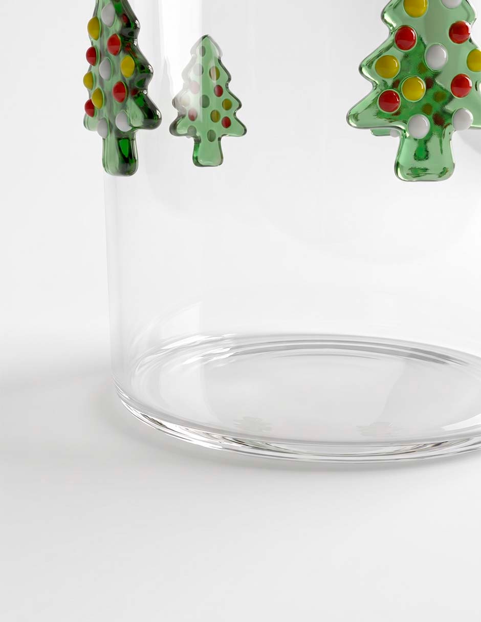 Vaso para agua de vidrio