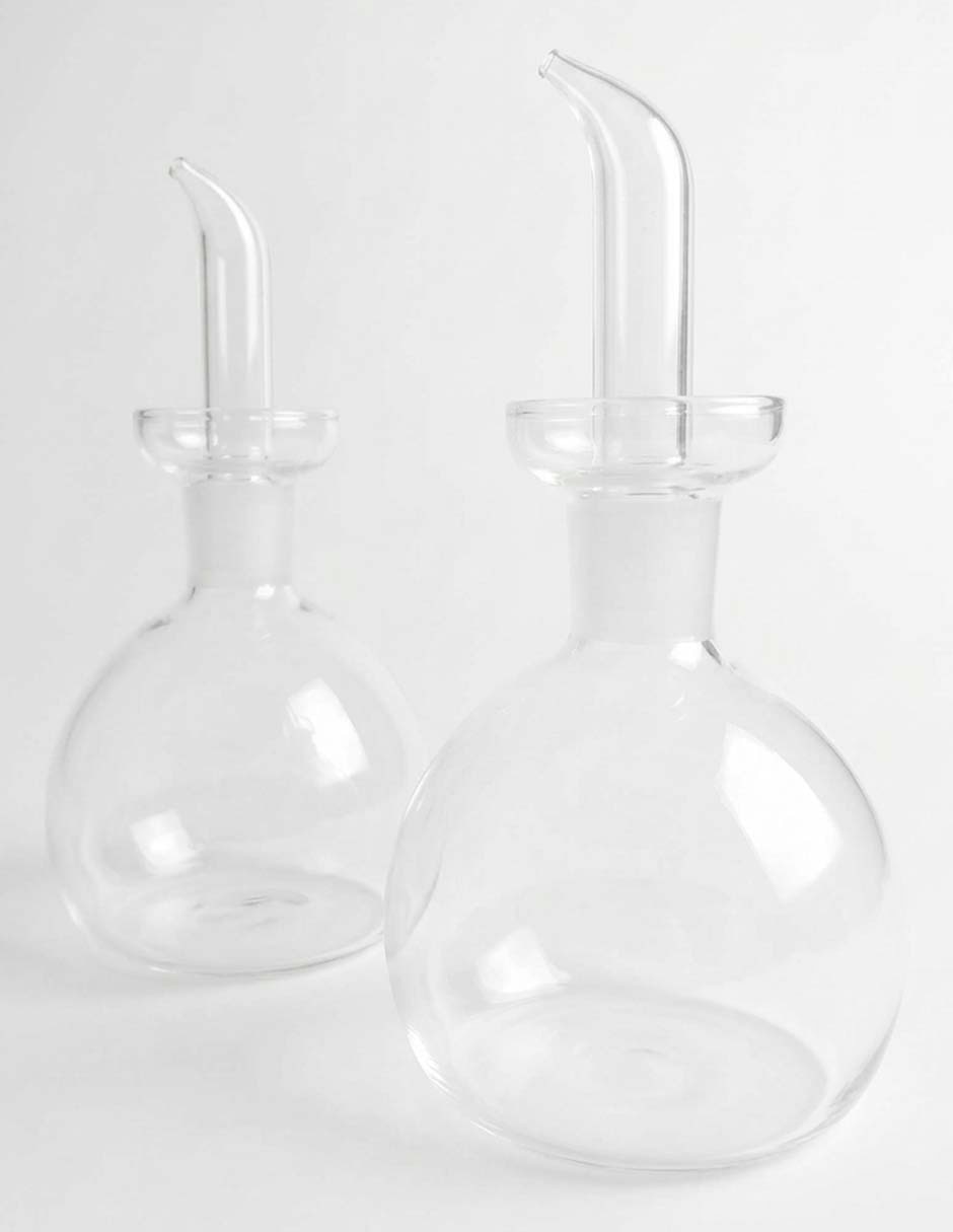Set de aceite y vinagre Burbuja de vidrio 4
