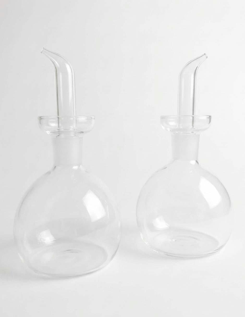 Set de aceite y vinagre Burbuja de vidrio 3