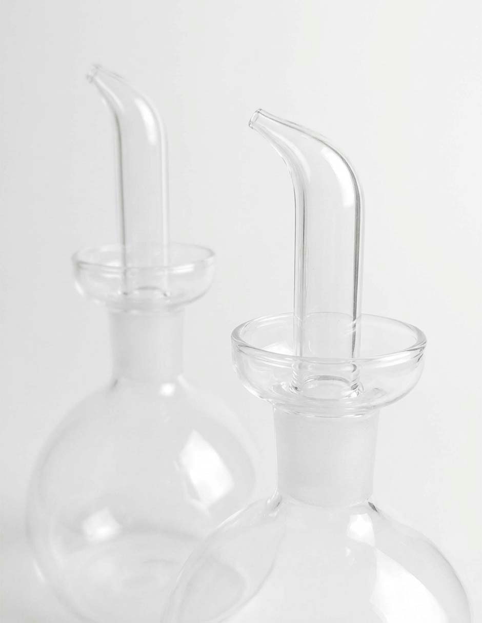 Set de aceite y vinagre Burbuja de vidrio 2