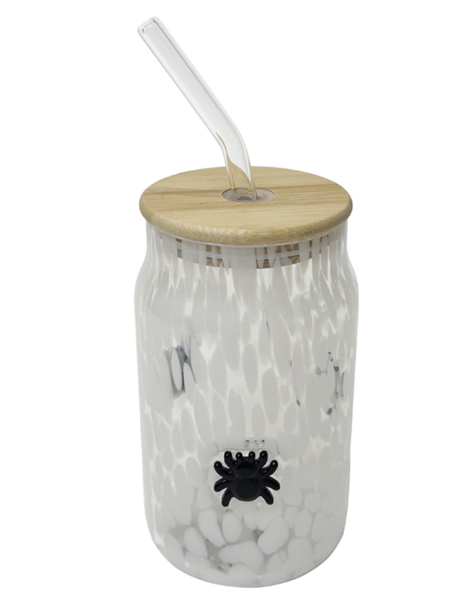 Vaso con tapa de vidrio Vaso con tapa de vidrio