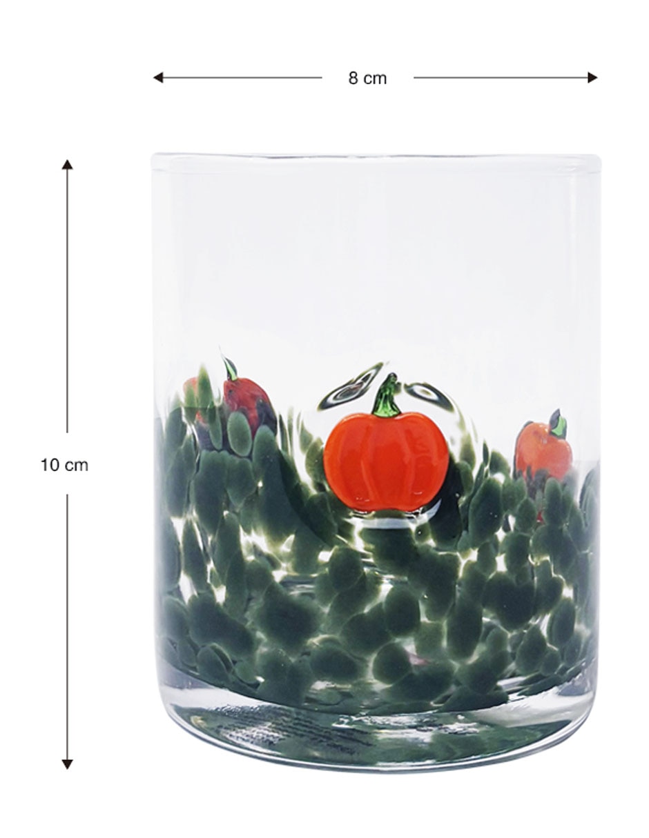 Vaso para agua Cementerium de vidrio 3