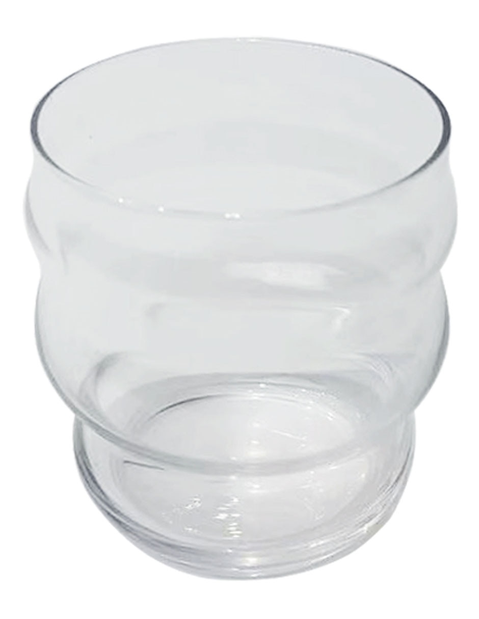 Vaso para agua burbuja de vidrio