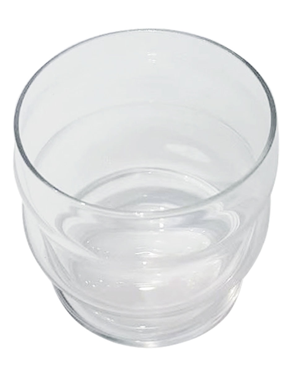 Vaso para agua burbuja de vidrio 2