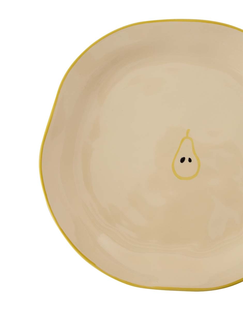 Plato ensalada La Pera de cerámica 3