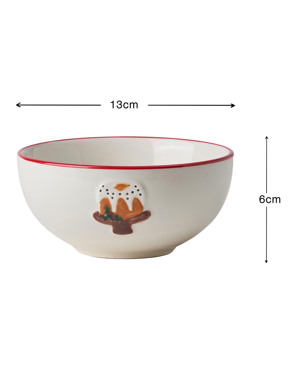 PLATO HONDO CHRISTMAS SPIR, MULTICOLORN