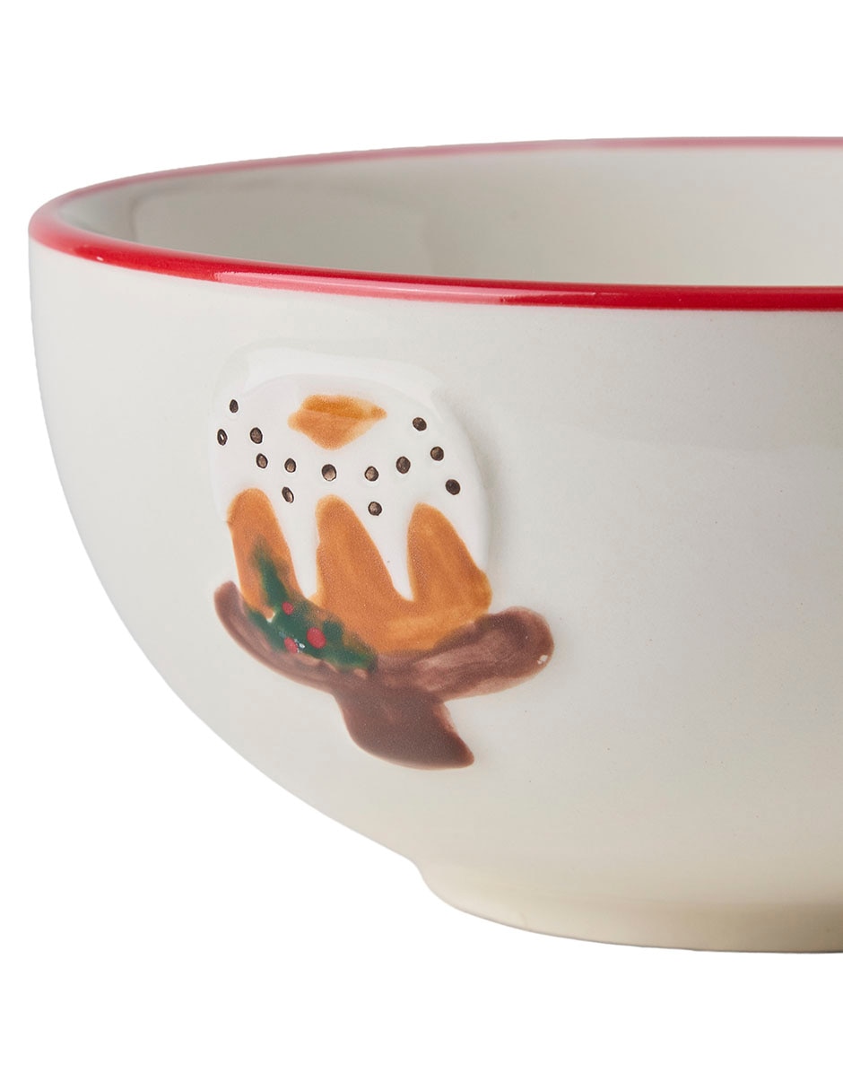 PLATO HONDO CHRISTMAS SPIR, MULTICOLORN