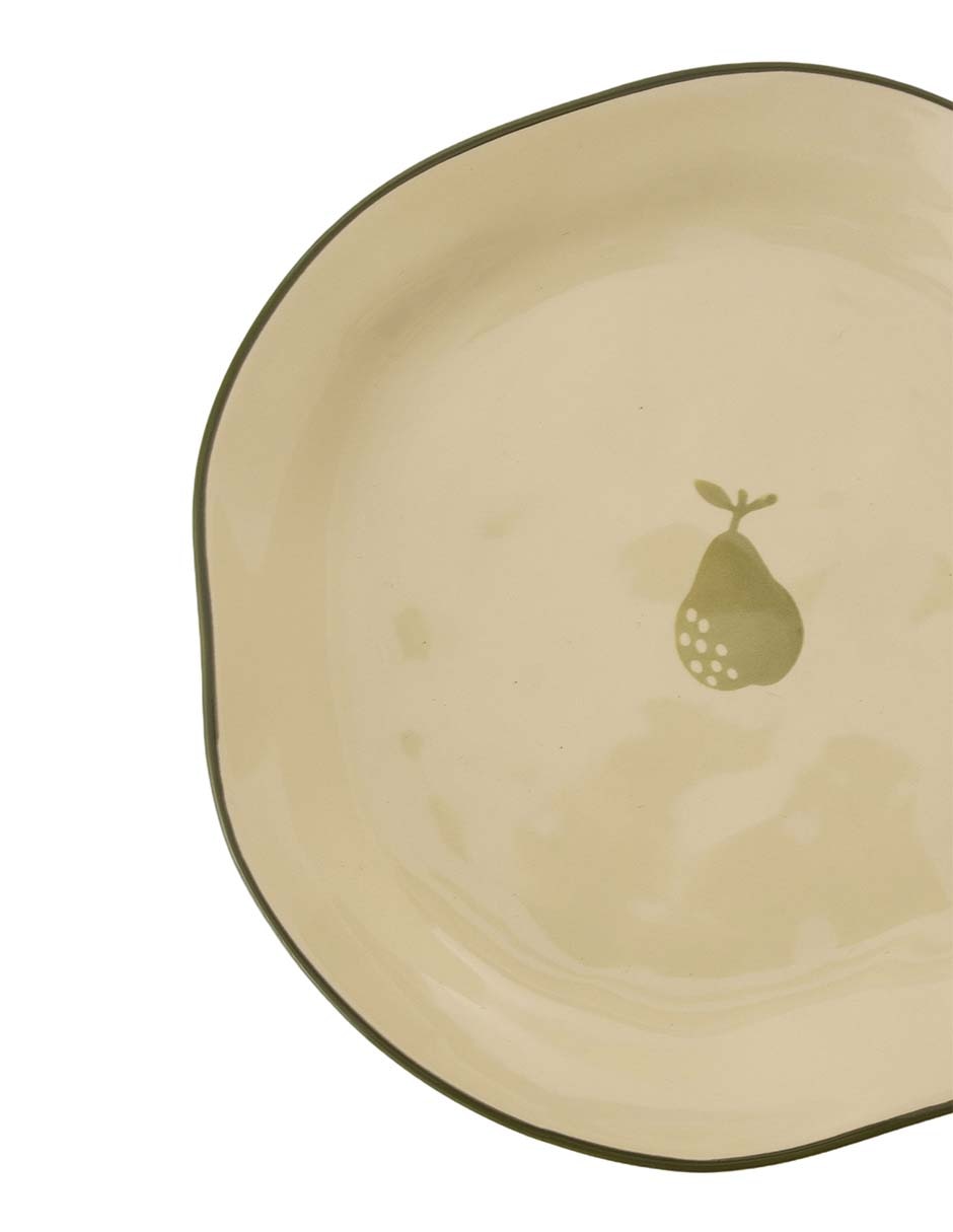 Plato ensalada La Pera de cerámica 3