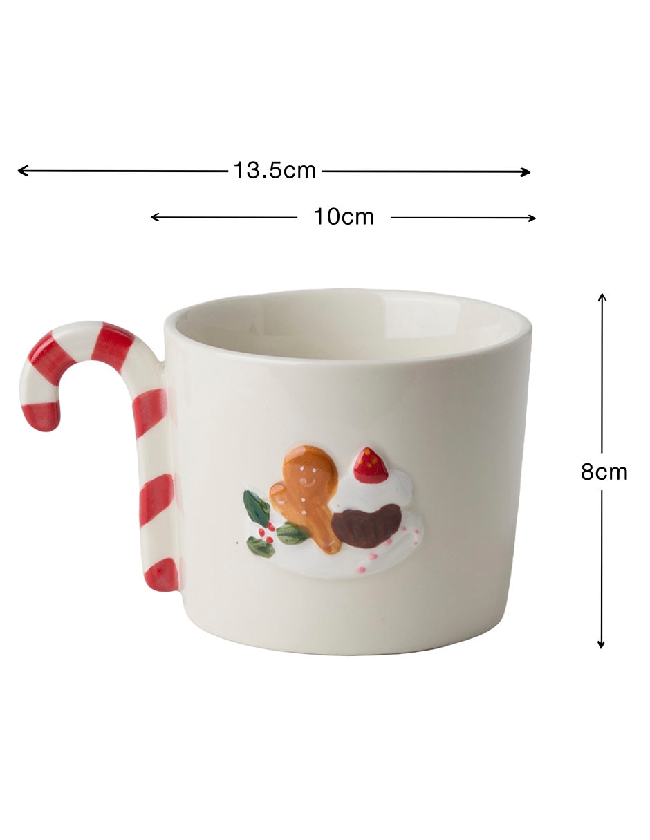 TAZA BASTON DE CAR, 350 ML, MULTICOLOR 3