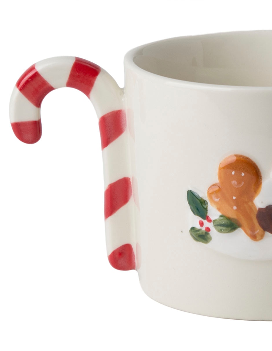 TAZA BASTON DE CAR, 350 ML, MULTICOLOR